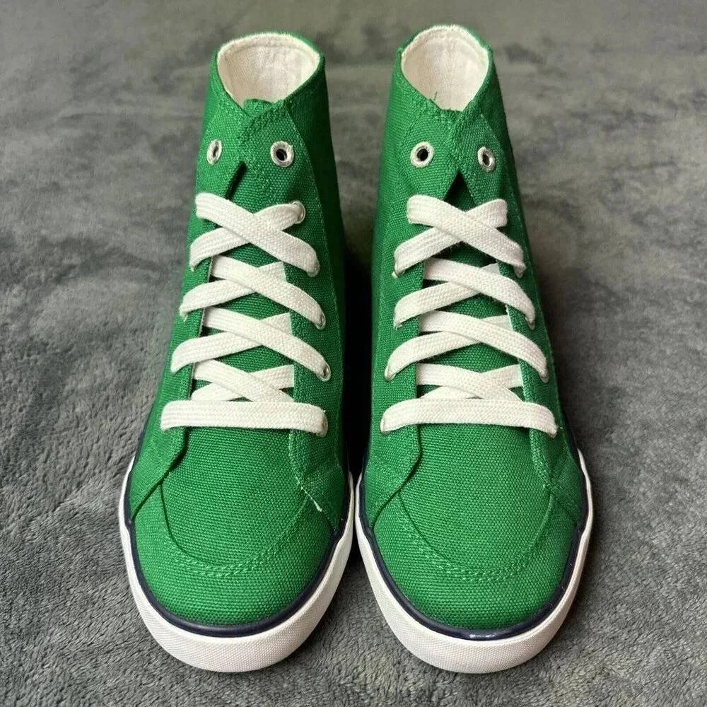 Polo Ralph Lauren Kelly Brisbane Hi 91718 Kids Sneaker Green Size 2